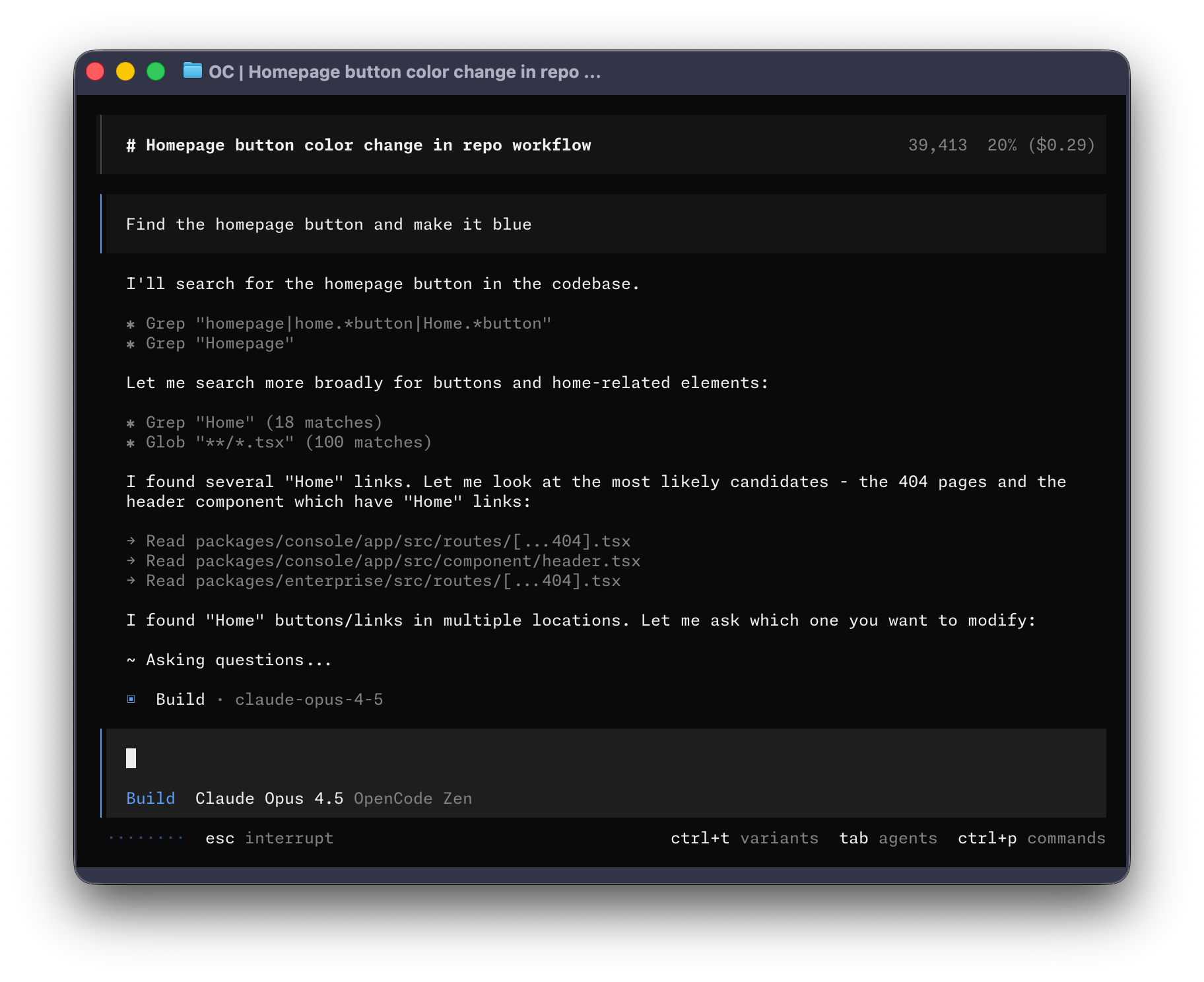想把终端 AI Agent 做轻一点时，我会先试 OpenCode